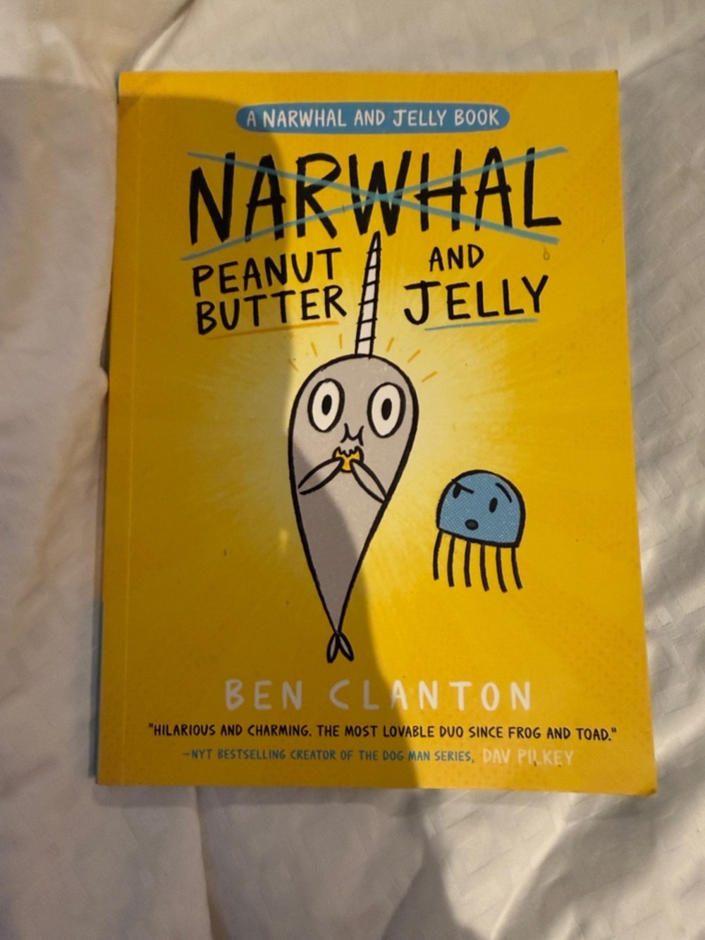 Tundra Yellow Narwhal Peanut Butter and Jelly Kids Book